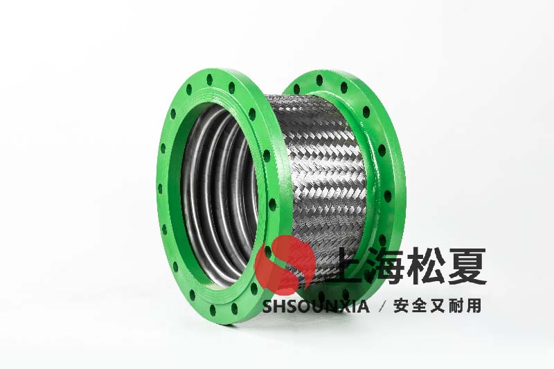 熱水循環泵安裝DN350泵連接金屬軟管